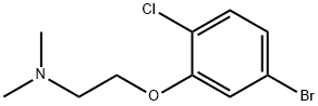 4-Bromo-1-chloro-2-[2-(N,N-dimethylamino)ethoxy]benzene Struktur