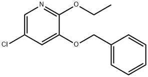 3-Benzyloxy-5-chloro-2-ethoxypyridine Struktur