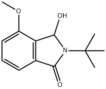 2-tert-Butyl-3-hydroxy-4-methoxyisoindolin-1-one Structure