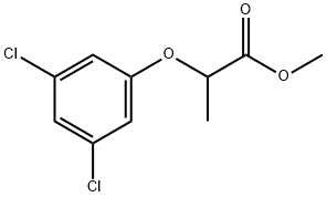 methyl 2-(3,5-dichlorophenoxy)propanoate 化学構造式