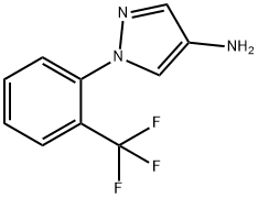 1-(2-(trifluoromethyl)phenyl)-1H-pyrazol-4-amine Structure