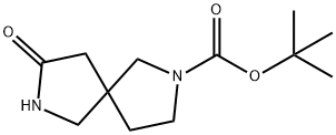 tert-butyl 8-oxo-2,7-diazaspiro[4.4]nonane-2-carboxylate Struktur