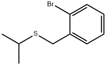 (2-Bromobenzyl)(isopropyl)sulfane Structure