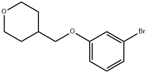 4-((3-Bromophenoxy)methyl)tetrahydro-2H-pyran Structure