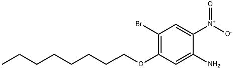 4-Bromo-2-nitro-5-octyloxyaniline, 1255574-47-0, 结构式