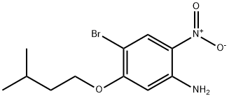 4-Bromo-5-(3-methylbutoxy)-2-nitroaniline, 1255574-61-8, 结构式