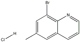 8-溴-6-甲基喹啉盐酸, 1255574-68-5, 结构式