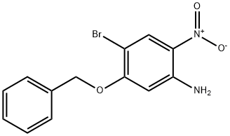 5-Benzyloxy-4-bromo-2-nitroaniline, 1255574-69-6, 结构式