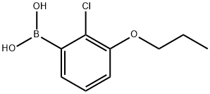 2-Chloro-3-propoxyphenylboronic acid Structure