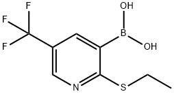 2-(Ethylthio)-5-(trifluoromethyl)pyridin-3-ylboronic acid|2-乙基硫代-5-三氟甲基吡啶-3-硼酸