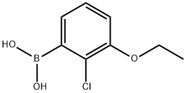 2-Chloro-3-ethoxyphenylboronic acid Structure