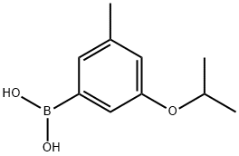 3-Isopropoxy-5-methylphenylboronic acid Struktur