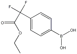 Ethyl (4-boronophenyl)difluoroacetate Struktur