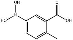 3-CARBOXY-4-METHYLPHENYLBORONIC ACID,1256346-18-5,结构式