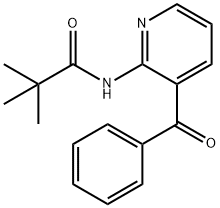 2-Pivaloylamino-3-benzoylpyridine Structure