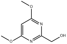 2-pyrimidinemethanol,4,6-dimethoxy- Struktur