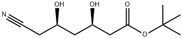 (3R,5R)-6-氰基-3,5-二羟基己酸叔丁酯,125971-93-9,结构式