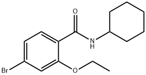 4-Bromo-N-cyclohexyl-2-ethoxybenzamide Struktur