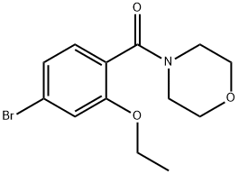 4-[(4-Bromo-2-ethoxyphenyl)carbonyl]morpholine price.