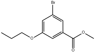 Methyl 3-bromo-5-propoxybenzoate, 1261956-31-3, 结构式