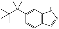 6-(tert-Butyldimethylsilyl)-1H-indazole Structure