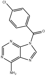 9-(4-Chlorobenzoyl)-9H-purin-6-amine 化学構造式