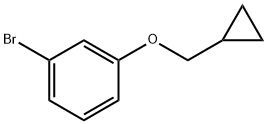 1-Bromo-3-(cyclopropylmethoxy)benzene Structure