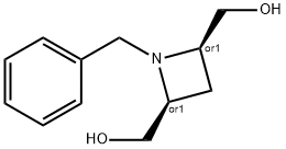 (1-benzylazetidine-2,4-diyl)dimethanol 化学構造式