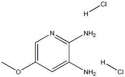 5-Methoxy-2,3-pyridinediamine Dihydrochloride 结构式
