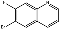 6-Bromo-7-fluoroquinoline Struktur