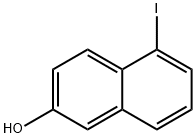 8-碘-2-萘酚, 128542-54-1, 结构式