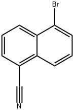 5-Bromonaphthalene-1-carbonitrile Structure