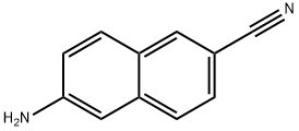 6-Aminonaphthalene-2-carbonitrile 结构式