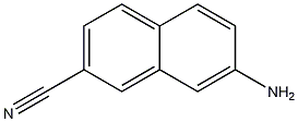 7-Aminonaphthalene-2-carbonitrile Structure
