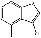 3-chloro-4-methylbenzo[b]thiophene Struktur