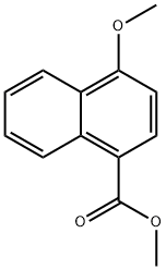 甲基4-甲氧基-1-萘甲酸酯, 13041-64-0, 结构式