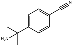 4-(2-aminopropan-2-yl)benzonitrile Struktur