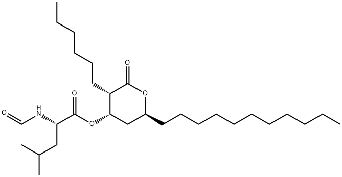 130676-65-2 N-Formyl-L-leucine (3S,4S,6S)-3-Hexyltetrahydro-2-oxo-6-undecyl-2H-pyran-4-yl Ester