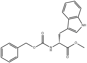 Cbz-D-Tryptophan methyl ester Struktur