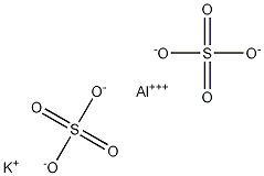 Aluminum  potassium  sulfate Struktur