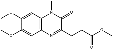 3,4-Dihydro-6,7-dimethoxy-4-methyl-3-oxo-2-quinoxalinepropanoic Acid Methyl Ester|3,4-Dihydro-6,7-dimethoxy-4-methyl-3-oxo-2-quinoxalinepropanoic Acid Methyl Ester