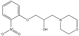 4-Morpholineethanol, a-[(2-nitrophenoxy)methyl]- Struktur