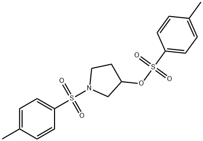 1-Tosyl-3-pyrrolidinol Tosylate, 131912-34-0, 结构式