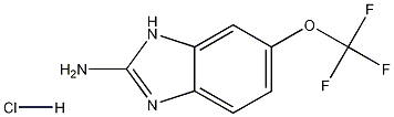 5-三氟甲氧基-2-氨基-1H-苯并咪唑盐酸盐,132877-28-2,结构式
