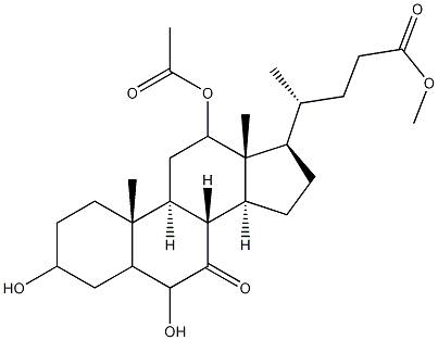 12-(아세틸옥시)-3,6-디하이드록시-7-옥소콜란-24-오산메틸에스테르