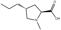 (trans)-4-Propyl-1-methyl-L-proline Struktur