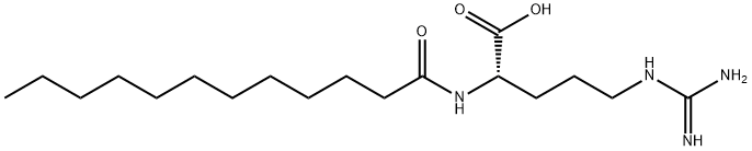 N-(1-羰基十二烷基)精氨酸,133849-37-3,结构式