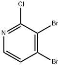 3,4-ジブロモ-2-クロロピリジン 化学構造式