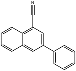 3-Phenylnaphthalene-1-carbonitrile Struktur
