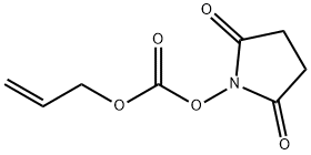 烯丙基琥珀酰亚胺基碳酸酯 结构式